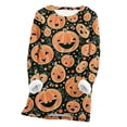 thumbnail image 2 of Going Out Tops Women's Large Loose Raglan Top Thickened And Velvet Lamb Wool Warm Underlay Fall Shirts on Clearance, 2 of 4