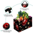 thumbnail image 3 of Seven Starred Ladybird Large Capacity Oxford Cloth Picnic Basket Reusable Laundry Bag Easter Basket Foldable Box, 3 of 7