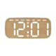 thumbnail image 3 of Reloj despertador digital de sobremesa con dos configuraciones de alarma, visualización de fecha y día de la semana, reloj de mesa LED. Color de la madera, 3 of 9