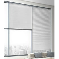 Lumi Room Darkening Cordless Honeycomb POP Shades, White, 34" W x 64" H