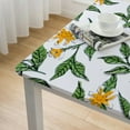 thumbnail image 4 of BANET  Tablecloth, Handblock Print Floral Table Cloth for Kitchen Dining Linen I Parties, Weddings, Outdoors, Spring Summer Decor white, 4 of 7
