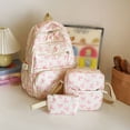 thumbnail image 2 of Fgnfyis Backpack for Girls Stylish Womens Bow Cute Shoulder Bag for Daily Use Commute Work Travel School Versatile Carryall Kindergarten Backpack Light Pink, 2 of 9