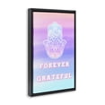 thumbnail image 2 of Stupell Industries Bohemian Forever Grateful Hamsa Black Floating Frame Canvas Art, 17 x 25, by Pooja Dave, 2 of 8