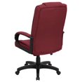 thumbnail image 4 of Scranton & Co Contemporary Fabric High Back Executive Chair in Burgundy Red, 4 of 4