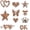 Leopard Color, variant on 10 Pack Leopard Rhinestone Patches Delicate Embroidered Patches with Different Shapes,Iron On Patches for Clothes, Dress, Hat,Jackets,Jeans, DIY Accessories