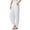 White, variant on Luxalzxs Women's Elastic Soft Modal Yoga Sports Pants Dance Harem Pants Super Soft Modal Yoga Pilates Trousers