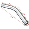 thumbnail image 2 of Abbracc 1/2-Inch Shower Extension Tube Stainless Steel Round Shower Pipe Chrome Plating, 2 of 8