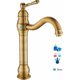 thumbnail image 3 of Grifo para lavabo alto, para baño, estilo vintage, de bronce, giratorio 360°, mezclador monomando para lavabo, caño Paffoni de latón, con agua fría y caliente, 3 of 5
