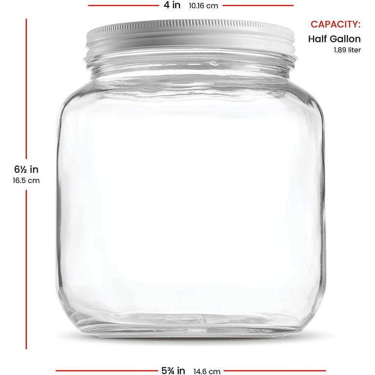 12 Pack: Half Gallon Glass Jar by Ashland®
