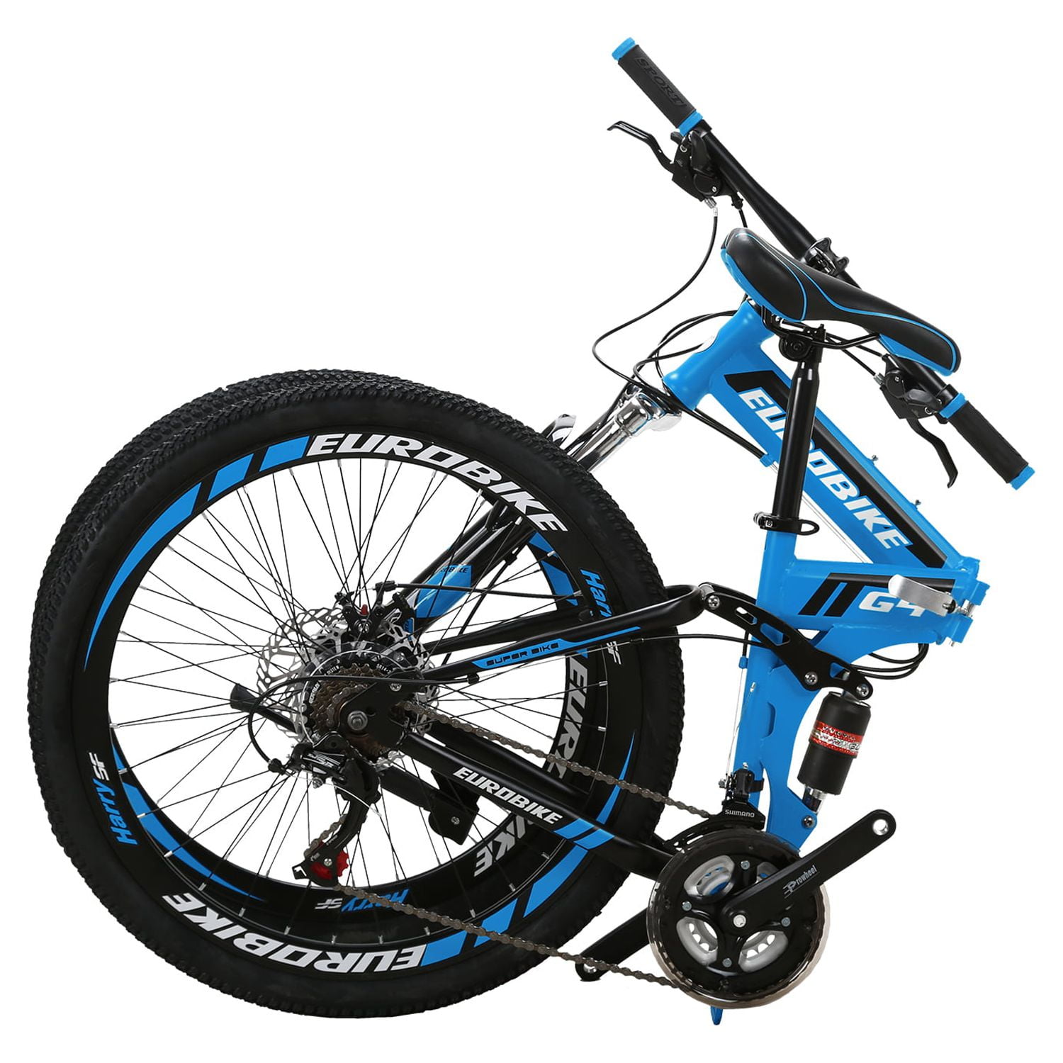 Folding Mountain Bike, Eurobike G4 Mountain bike 26 inch, Full 