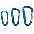 thumbnail image 3 of NicePackaging  Multi-Pack - Aluminum Carabiner Keychain Set Durable  Self-Closing, 3 of 7