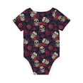 thumbnail image 2 of Rocae Roses Skulls for Baby Climbing Clothes Soft Baby Romper for Active Infants Comfortable and Breathable Crawling Jumpsuit Unisex Baby Outfit 12 Months, 2 of 8