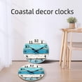 thumbnail image 4 of Wall Clock, Silent Non Ticking Battery Operated, Rustic Coastal Country Clock Decorative for Bathroom Kitchen Bedroom, 4 of 10
