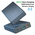 thumbnail image 2 of HomeLife CX5 Power Bank Case Solderless Detachable DIY 5x18650 QC Portable Charger Case for Smart Phone, 2 of 13