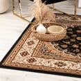 thumbnail image 5 of Rug Branch Majestic Traditional Persian Black Beige Indoor Area Rug - 7'9" X 10'8", 5 of 5