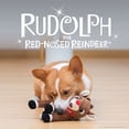 thumbnail image 2 of Juguete de peluche para perros Rudolph 23 cm Red Nose Squeaker Holiday, 2 of 7