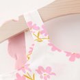 thumbnail image 5 of LoyisViDion Baby Girls Dress Clearance Toddler Child Baby Girl Summersolid Color Print Suspender Dress with Hat Pink 18-24months, 5 of 9