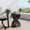 Grey, variant on VENTOPYR 14'' Square Outdoor Side Table White, Concrete End Table