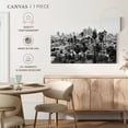 thumbnail image 5 of Elephant Stock Black California Los Angeles Skyline Iii Wall Art - Horizontal Canvas Wall Art - Living Room Wall Decor - City Canvas - Black And Gray Decor By Philippe Hugonnard - 45" x 30", 5 of 8