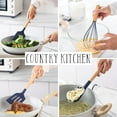 thumbnail image 6 of Country Kitchen 38-Pc Cooking Utensils Set Silicone Spatula & Kitchen Gadgets, Navy, 6 of 7