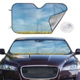 thumbnail image 2 of Fotbe Blooming Sunflower Field Car Windshield Sunshade | Sun Visor Protector Front Window Shade, Keeps Out UV Rays, Keeps Your Vehicle Cool-, 2 of 7