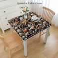 thumbnail image 2 of BANET Waterproof Tablecloth,Tropical Ocean Sandbeach Shells Starfish Conch Oil-Proof Table Cloth,Beach Theme Sea Life Easy Clean Table Cover for Kitchen Dining Party Buffet Picnic, 2 of 7