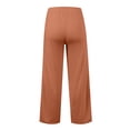thumbnail image 5 of Women's Pants Fashion Workout Wide Leg Elastic Waist Sweat Fashion Line Loose Fall Casual Basic Trousers Casual Pants For Women, 5 of 7