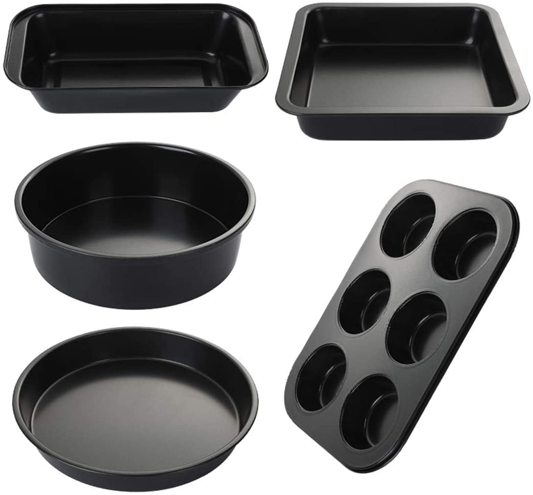 9'' Square Carbon Steel Cake Mold Non Stick Loaf Bread Pans Baking Bakeware 