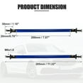 thumbnail image 3 of Unique Bargains 2pcs 200mm 7.87' Car Splitter Support Rods Adjustable Front Rear Bumper Lip Splitter Strut Rod Tie Support Bars Black, 3 of 7