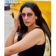 thumbnail image 2 of Gafas de Sol FEISEDY Pequeñas Ojo de Gato Vintage Cuadradas para Mujer B2291, 2 of 7