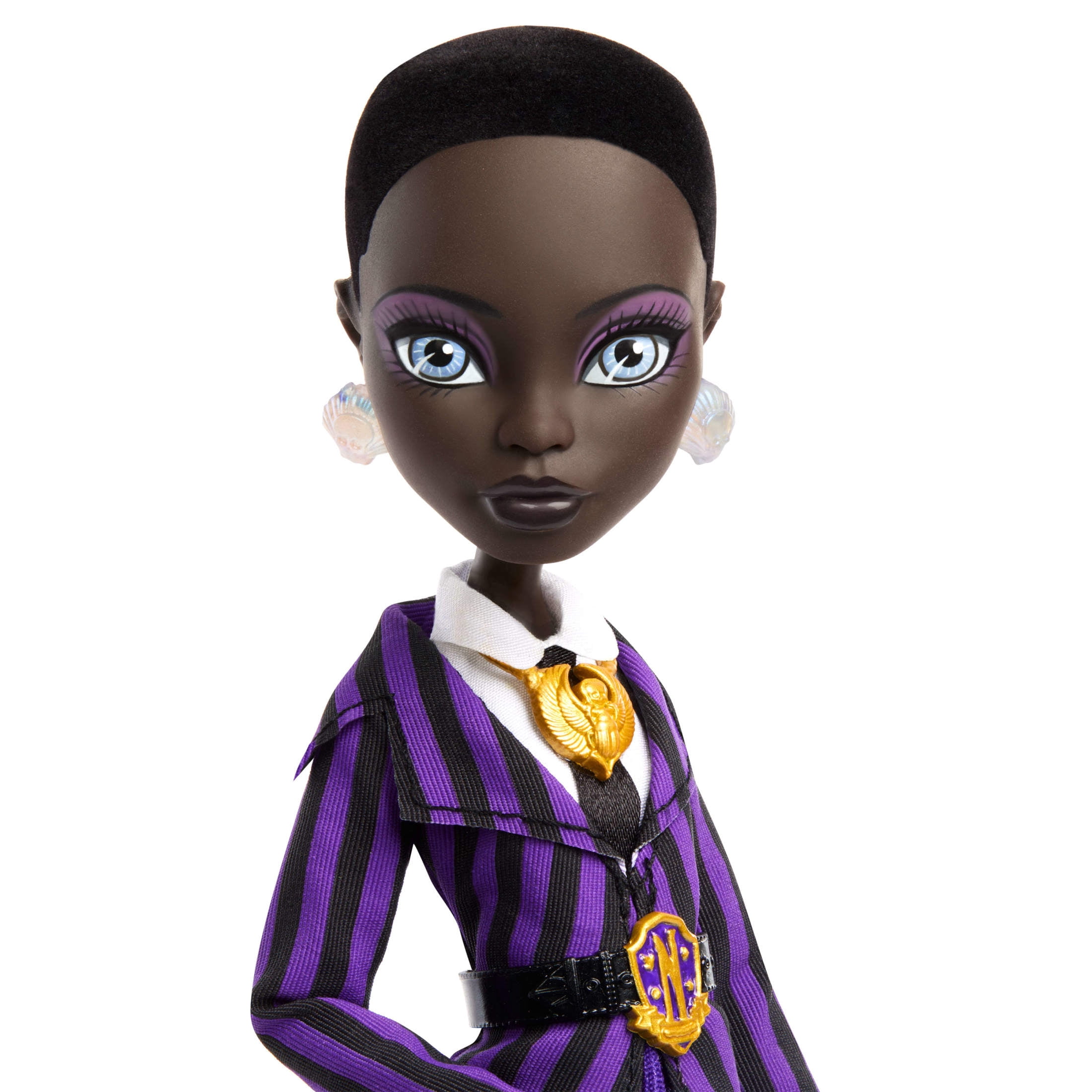 Monster High x Wednesday Collectible Doll, Bianca Barclay in Nevermore Academy Uniform