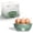 Green, variant on COOK WITH COLOR Electric Egg Cooker 350-Watt Egg Steamer and Omelette Maker, Black