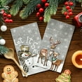 thumbnail image 3 of Sm:)e Let it Snow Snowman Christmas Paper Napkins 100pcs Winter Disposable Decorative Guest Napkins, 3 of 7