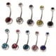 thumbnail image 4 of 10 piezas moda mujer  barbell cristal  18g / 1,2mm Hugo  Joyas de diamantes de imitación, 4 of 10