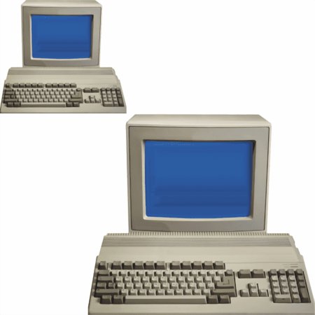 SP13399 Vintage Retro PC Computer Blue Screen Command Line Prompt Cardboard Cutout Standee Standup