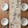 thumbnail image 4 of Table Runner 72 Inches Long for Kitchen Dining, Sunflowers Dresser Scarf Farmhouse, Dining Table Decorations for Wedding/Parties, Spring Farmhouse Flowers Dragonflies Retro 14 x 72 In, 4 of 8