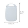 thumbnail image 2 of AuroraX Plastic Cutting Board with Grip Juice Grooves Large Non Toxic Cutting Board for Kitchen Durable Easy Clean Blue Chopping Boards for Meat Vegetables Fruits Cheese Knife Friendly, 2 of 6