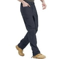 thumbnail image 2 of Men's Tactical Pants Flex Stretch Water Resistant Cargo Pants Lightweight EDC Outdoor Hiking Work Pants, 2 of 6