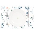 thumbnail image 2 of Ryvnso Placemats Set of 4 Leaf Pattern Dining Mats Heat-Resistant Non-Slip Washable Table Mat, 2 of 8