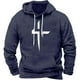 thumbnail image 2 of Sudadera con capucha para hombre, estilo casual, con estampado de la antigua Grecia, para deportes, blusa de poliéster., 2 of 3