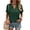 Green, variant on Fancyglim Henley Blouses for Women V Neck Short Sleeve Floral Print Button Trendy Shirts Fashion Dressy Loose Tunic Tops Burgundy XL