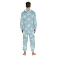 thumbnail image 4 of FORMRS Onesies Pajama for Adults Unisex Hoodie Winter Jumpsuit One Piece Sleepwear, Sizes S-2XL, Gray Snowflake, 4 of 7