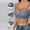 Dark Blue, variant on Women's Push up Bras, No Underwire Seamless Comfortable Bralette, Soft Support Deep V Brassiere