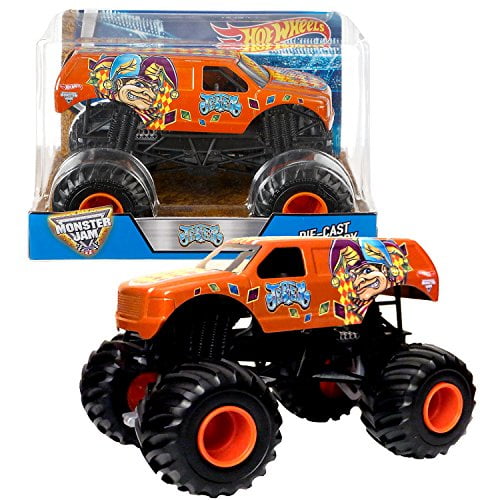 Hot Wheels Monster Jam 1:24 Scale Jester Vehicle - Walmart.com