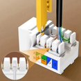 thumbnail image 3 of 20 Conectores Cat6, Conector Ethernet de Inserción, Adaptador de Pared, Acoplador Modular de 90 Grados, Compatible con Cat5/5e/6., 3 of 5