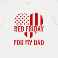 thumbnail image 4 of Inktastic Military Dad Deployment Red Friday Boys or Girls Baby T-Shirt, 4 of 5