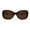 Brown Tortoise Brown, variant on Womens Polarized Chic Narrow Butterfly Plastic Sunglasses All Black