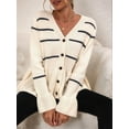 thumbnail image 3 of Women'S Cardigan Sweater 2025 Summer Fashion Oversized Sweater Knitted Work Jacket Set  M, 3 of 8