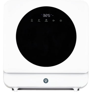 NEILA Countertop Dishwasher - 5 Programs Portable Dishwasher with Touch Control & Air-Drying Function, 2 in 1 Tabletop Dishwasher for Home, Apartments - White