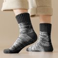 thumbnail image 2 of Dsscvnef Socks Women's Mid Tube Socks with Mixed Loop and Pile Reinforced Rabbit Wool Socks Girl 10 Pack Dress Socks, 2 of 4